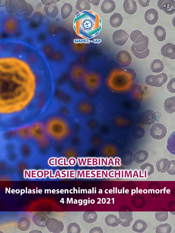 Programma WEBINAR NEOPLASIE MESENCHIMALI 5° INCONTRO - Neoplasie mesenchimali a cellule pleomorfe